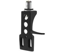 Mikikit Support de Porte-cellule Phono Noir en Fil Métallique pour Platine Vinyle, Accessoire de Remplacement Compatible Dj, Contrôle des Vibrations et Lecture Stable