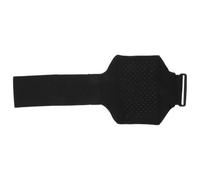 Mikikit Support de Téléphone Sport pour Cuisse Noir, Pochette Smartphone en Polyester Ajustable Compatible Téléphones Universels, Ceinture de Course Sécurisée pour Jogging et Activités en
