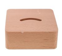 Mikikit Support en Bois pour Chausse-Pied 9 X 9 X 35 CM - Base Compacte et Solide pour Rangement D’Entrée - Porte-Chausse-Pied Écologique en Bois Naturel pour Placard et Couloir