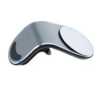 Mikikit Support Magnétique pour Téléphone Portable Argenté Fixation Tableau de Bord et Installation Fine en Abs et Aimant pour Voiture Compatible Petite Tablette GPS