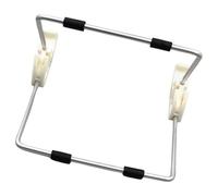 Mikikit Support Portable Petit pour Tableau Blanc Effaçable à Sec en Alliage D’aluminium, Support Réglable et Pliable pour Tablette et Moniteur, Usage Bureau et Domicile, Pupitre