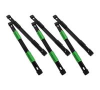 Mikikit Support Porte Douilles Plastique 6 Pièces avec 86 Clips, Rail Multifonction pour Rangement Douilles 12-16 Pièces, Adapté Tiroir et Réparation Automobile
