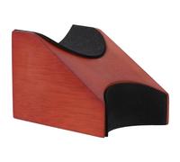 Mikikit Support pour Instrument à Cordes en Bois Marron, Repose-manche Léger et Portable pour Ukulélé et Pipa, Adapté pour Décoration Intérieure et Rangement Étui Guitare