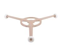 Mikikit Support Triangulaire à Trois Bras en Plastique pour Plateau Tournant de Micro-ondes M2000 213b, Socle Stable et Antidérapant, Compatible Plateau Micro-ondes, Pièce de Rechange