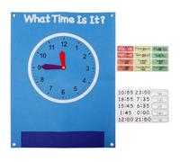 Mikikit Tableau Feutre Éducatif Mural pour Tout-Petits Apprentissage du et Cognition Jeu Histoires Amusant Kit Activités Préscolaire Planche Légère et Attrayante pour Salle de Classe