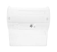 Mikikit Tambour de Tombola pour Tirage Sort en Acrylique Transparent Extra Large Grosse Capacité Design Rotatif Debout pour Grands Événements et Fêtes
