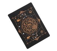 Mikikit Tapis de Découpe pour Loisirs Créatifs A5 en Polyuréthane Noir, Plaque Double Face Antidérapante Motif Cercle, Accessoire pour Couture, Bricolage et Scrapbooking