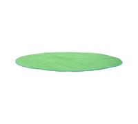 Mikikit Tapis de Mahjong Rond Antidérapant et Épais 80 CM en Velours Cristal Vert Tapis de Jeu pour Poker et Dominos de Bruit pour Parties Calmes et Protection de Table Polyvalente