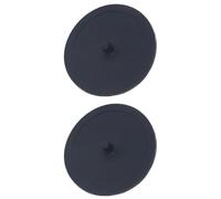 Mikikit Tapis de Nettoyage pour Machine à Café Semi-Automatique Caoutchouc Accessoire Lavable Joint de Nettoyage en Caoutchouc Outils de Maintenance Café Lot de 2