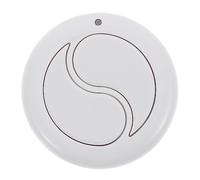 Mikikit Télécommande Ronde pour Porte de Garage Télécommande Linéaire Compacte Abs Remplacement Pratique pour Motorisation de Porte Garage et Alarme Anti-effraction