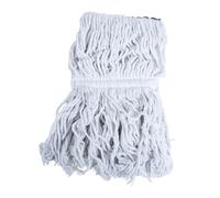 Mikikit Tête de Balai à Franges Amovible 16 Cm, Chiffon de Nettoyage en Coton, Recharge Pratique pour Balai Serpillière, Compatible Sols Carrelage et Parquet, Accessoires Ménagers