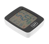 Mikikit Thermomètre Hygromètre Digital Portable Grand Écran Abs Moniteur Température et Humidité Intérieur Maison Bureau Reptile