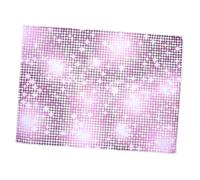 Mikikit Toile De Fond Scintillante Vinyle Bannière De Fête Rouge Et Magenta Décor Intérieur pour Mariages Et Événements