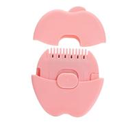 Mikikit Tondeuse à Doubles Lames pour Garçon Fille Coupe Fourches et Cheveux Fins Peigne de Coiffure Sûr et Compact Accessoire Pratique pour Retouches