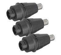 Mikikit Tondeuse à Poils de Nez Électrique 3 Pcs Têtes de Rechange pour Rasoir Lavable Remplacement Tondeuse à Poils de Nez Accessoires pour Hommes et Femmes