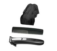 Mikikit Tondeuse Cheveux USB Rechargeable Compacte et avec Moteur Puissant Kit Complet pour Salon et Usage Personnel Incluant Cape et Peigne