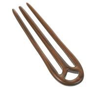 Mikikit Tortue Française Clip De Cheveux Bois Trois Dents Accessoire Pour Coiffures Quotidiennes Et Anniversaires Baguette à Cheveux Robuste Et Classique