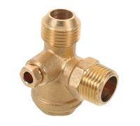 Mikikit Tout Capport Cappalve Outils Communs Vanne Non Retour Vanne Filetée Clapet Anti-retour Accessoires De Compresseur D'air Valve De Contrôle Des Outils De Connexion Cuivre Doré