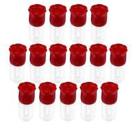 Mikikit Tubes Vides en Plastique pour Gloss à Lèvres Rechargeable de Rose Lot de 15 Léger et Créatif, pour Maquillage et Voyage