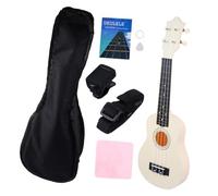 Mikikit Ukulélé Guitare Acoustique pour Débutants Complet avec Étui Accordeur Sangle et Chiffon Instrument Musical pour Garçon Fille et Femmes Facile à Apprendre et Cadeau