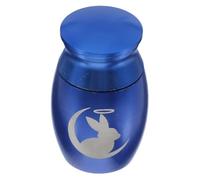 Mikikit Urne à Cendres pour Petits Animaux Inoxydable Urne Commémorative pour Rongeurs Souvenir Durable Sûr pour Mémoire de Votre Animal de Compagnie