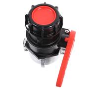 Mikikit Vanne de Vidange IBC Hdpe Robuste Adaptateur pour Raccord Tuyau Eau Résistance Acide et Alcaline Installation Facile pour Cuve et Réservoir