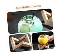 Mikikit Verre à Vin Rond Créatif avec Support Verre à Cocktail Design Lune pour Bar et Maison Tasse à Boire Confortable et Résistante