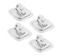 Mikikit Verrou D’Ordinateur Portable Antivol Câble Plaque De Sécurité Fixe, Compatible Multi-modèles, Ancrage Robuste pour Bureau, Lot De 4 Pièces, Protection Au Quotidien