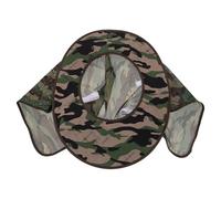 Mikikit Visière Polyester de Chantier à Casque Camping pour Complet de Bord Protection Solaire, Design Respirant en Filet, pour Chantiers Extérieurs