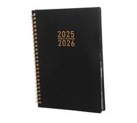 Mikikit Weekly Agenda Planner Compact English Academic Organizer Twin Binding Daily To Do Calendar Notebook For Management