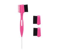 Mikinona 1 Ensemble Brosse à Sourcils Qui Change Outil De Sourcils Débutants Façonneur Peigne Inoxydable Œil Se Maquiller Outils De Maquillage Brosse à Cils Rosy Pp