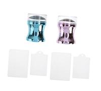 Mikinona 1 Ensemble Grattoir à ongles Clous tampon de manucure Nail art des ongles bricolage outil d'estampage de manucure à ongles planche à gratter les ongles Gel de silice