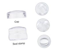 Mikinona 1 Ensemble Kit Ongles Transparent Grattoir Outils pour Nail Art Accessoires Pratiques et Filles