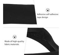 Mikinona 1 Ensemble Outil de greffe de cils coussinet magnétique pour les cils bandeau porte- foulard magnétique support d'extension de en tissu Black