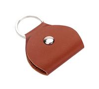 Mikinona 1 Pièce Clés Cuir PU avec Étui pour Plectrums de Guitare Sac de Rangement Pratique pour Guitaristes