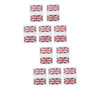 Mikinona 10 Ensembles Fans -uni Sticker Décorations Sportives Drapeau Britannique Tatouage Corps Drapeau Union Jack Drapeau Du Uni Patriotique Britannique National Papier