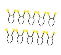 Mikinona 10 pièces Bandeaux Abeille et Fourmi Légers et Durables Accessoires Costume Bourdon pour Femmes et Filles Bandeau Halloween et Fêtes