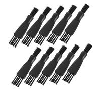 Mikinona 10 pièces Brosse de Nettoyage Rasoir Électrique Double Tête pour Homme Mini Brosse Portative Précise Entretien Tondeuse et Épilateur Accessoire Pratique Voyage et Maison