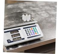 Mikinona 10 Pièces Caoutchouc Transparente pour Plateau de Pesée Support pour Balance Électronique Accessoire de Remplacement et Facile à Installer