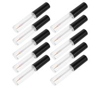 Mikinona 10 Pièces Flacon distributeur d'eye Emballage de brillant à lèvres Tube de mascara avec tubes à lèvres vides Black