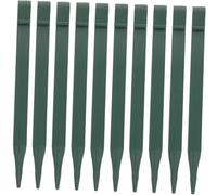 Mikinona 10 pièces Piquets de Jardin Vert Piquets de Paysage Étanches pour Fixation de Toile de Paillage pour Aménagement Extérieur et Activités Plein Air
