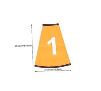 Mikinona 10 Pièces Protections Numérotées pour Plots de Football Couvre Plot et Réutilisable pour Entraînement Sportif Protection Numérique pour Marquage de Terrain