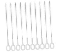 Mikinona 10 pièces Set de Brosses Nettoyantes pour Pailles Acier Inoxydable Réutilisables et Légères Outil Pratique pour Nettoyage de Pailles Bouteilles et Ustensiles de Cuisine