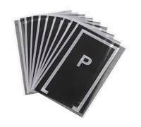 Mikinona 10 Pièces Stickers Voiture Course Autocollants Parking Garçon Fille Décor Mural Chambre Garçon Fille Amusants et Repositionnables pour Jeu et Décoration