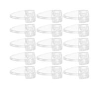 Mikinona 100 Clips de Fixation Pack de 100 Pièces Support Fiable et Facile à Utiliser pour Miroir en Plastique pour Portes D'armoire et Panneaux en Verre