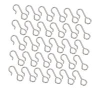 Mikinona 100 pièces Crochets pour Coussin de Siège de Voiture Nickel Résistants Lot de Accessoires Intérieurs Pratiques pour Fixation et Maintien du Coussins