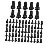 Mikinona 100 pièces Lot de Embouts de Protection pour Câbles Électriques Connecteurs Anti-traumatisme Abs Durables pour Gestion et Fixation des Fils Électriques