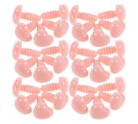 Mikinona 100 Pièces Nez Accessoire Kawaii en Plastique Rose de Cœur Léger et Portable pour Animaux en et pour Artisanat et Activités en Plein Air