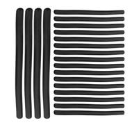 Mikinona 100 Pièces Protections Anti-dérapantes pour Crochets de Cintre Embouts PVC Flexibles et Protecteurs de Pointe Métallique Couvre-crochets pour Rangement Vêtements Fil Métallique