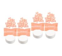 Mikinona 100 Pièces Serviette Compressée Lingettes Portables Tablettes De Papier Toilette Serviettes De Voyage Compressées Tablette Porte-serviette Compacte Blanche Non-tissé Spunlace